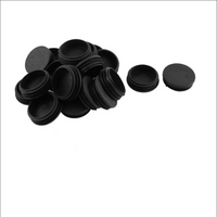 50MM - Round Plastic End Caps - 10PCS/50PCS - 