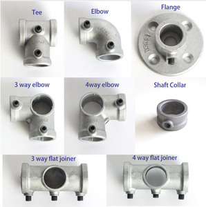Key Clamp Fittings Tube  Pipe shelf brackets/connector 1 1/4" OD=42mm