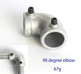Key Clamp Fittings Tube  Pipe shelf brackets/connector 1/2" OD=20mm