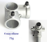 Key Clamp Fittings Tube  Pipe shelf brackets/connector 1/2" OD=20mm