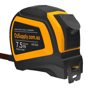 7.5m L * 25mm W Nylon Carbon Tape Measuring