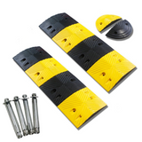 2x1m Rubber Speed Bumps with End Section -