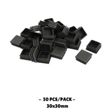 30x30MM - Square Plastic End Caps - 10PCS/50PCS - OzSupply - Hardware, Spare Parts, Accessories