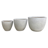 Large Outdoor Round Planter Pots - White Egg Pots - OzSupply - Hardware, Spare Parts, Accessories