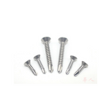 M4.2 Stainless Steel Self Drilling Tek Screws - 50PCS/300PCS Flat Head - OzSupply - Hardware, Spare Parts, Accessories