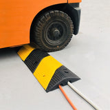 1m 2 Channel 15T Load Heavy Duty Rubber Speed Hump Cable Cover - OzSupply - Hardware, Spare Parts, Accessories