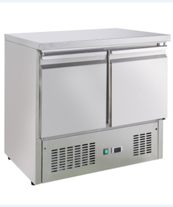 Commercial Bench Top Refrigerator Double Door 220L 304 STAINLESS STEEL - OzSupply - Hardware, Spare Parts, Accessories