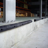 Loading Dock Bumpers 1000mm Rubber D-section - OzSupply - Hardware, Spare Parts, Accessories