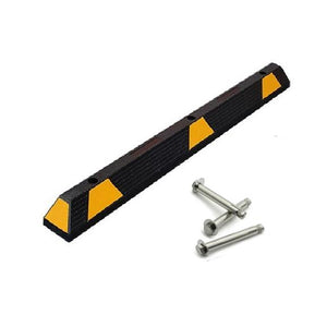 1650mm Rubber Wheel Stops with Fixings - AS2890.1-2004 - OzSupply - Hardware, Spare Parts, Accessories