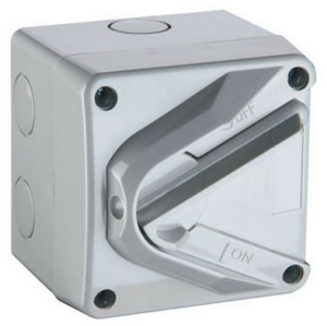 Electrical Isolator Switch 250V 10A Single Phase IP66 Waterproof - OzSupply - Hardware, Spare Parts, Accessories