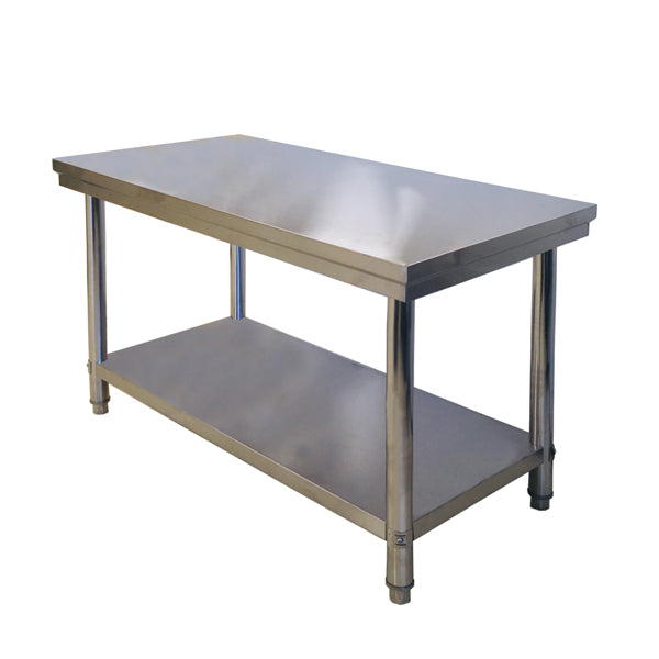 304 Stainless Steel Kitchen Bench 1200x600x800mmH - OzSupply - Hardware, Spare Parts, Accessories