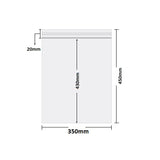 Large Resealable Zip Lock Bags 350x450mm-100PACK - OzSupply - Hardware, Spare Parts, Accessories