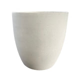 Outdoor Round Planter Pots - White Egg Pots Φ710*H710