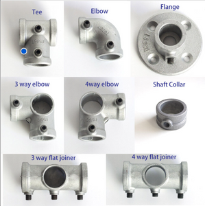 Key Clamp Pipe Fittings – 26.9mm OD Tube Connectors
