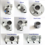 Key Clamp Pipe Fittings – 26.9mm OD Tube Connectors