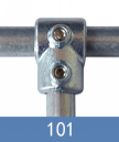 Key Clamp Pipe Fittings – 26.9mm OD Tube Connectors