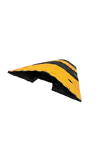 Heavy Duty Speed Hump Cable Protectors - Solid Rubber, Yellow and Black