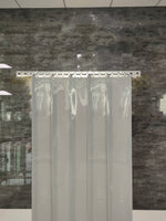 Heavy Duty Opaque Grey PVC Door Strip Curtain 1000x2000mmH