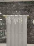 Heavy Duty Opaque Grey PVC Door Strip Curtain 1000x2000mmH