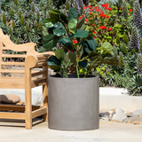 Fibre Clay Cylinder Large Outdoor Plant Pots