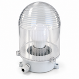 IP65 coolroom light fitting with 5W E27 LED globe