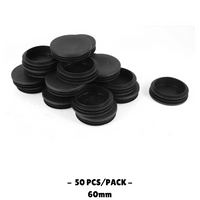 60MM - Round Plastic End Caps - 10PCS/50PCS - OzSupply - Hardware, Spare Parts, Accessories