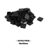 40x40MM - Square Plastic End Caps - 10PCS/50PCS - OzSupply - Hardware, Spare Parts, Accessories