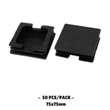 75x75MM - Square Plastic End Caps - 10PCS/50PCS - OzSupply - Hardware, Spare Parts, Accessories