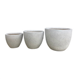 Large Outdoor Round Planter Pots - White Egg Pots - OzSupply - Hardware, Spare Parts, Accessories