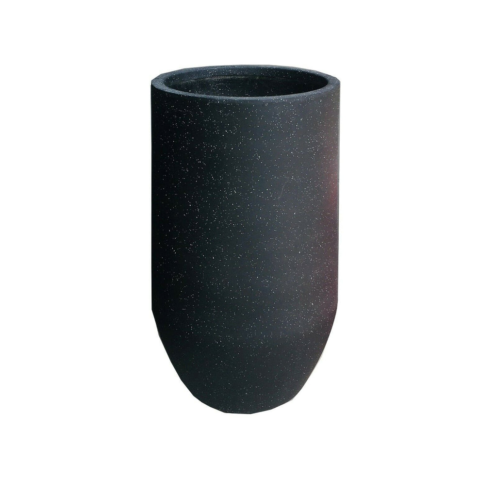 Round Tall Black Outdoor Planters - OzSupply - Hardware, Spare Parts, Accessories