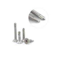 Self Drilling Stainless Steel Screws Flat Head M4.2x32mm 50PCS/300PCS - OzSupply - Hardware, Spare Parts, Accessories