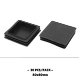 80x80MM - Square Plastic End Caps - 20PCS/50PCS - OzSupply - Hardware, Spare Parts, Accessories