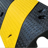 1m 2 Channel 15T Load Heavy Duty Rubber Speed Hump Cable Cover With Fixings - OzSupply - Hardware, Spare Parts, Accessories