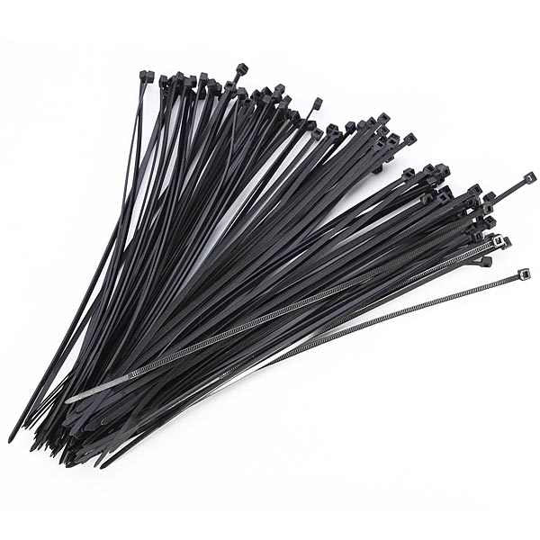 Nylon Black Cable Tie 250mmL x 4mmW - 160PACK - OzSupply - Hardware, Spare Parts, Accessories