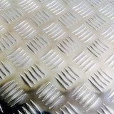 Aluminium Silver Checker Plate 2400 x 1500 x 1.6MM - OzSupply - Hardware, Spare Parts, Accessories