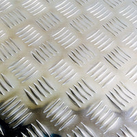 Aluminium Checker Plate 2400 x 1200 x 3MM Silver - OzSupply - Hardware, Spare Parts, Accessories