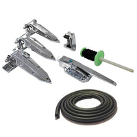 Coolroom/Freezer Door Kit – Latch DH036, 3x 1460 Hinges, 8m Rubber Seal - OzSupply - Hardware, Spare Parts, Accessories