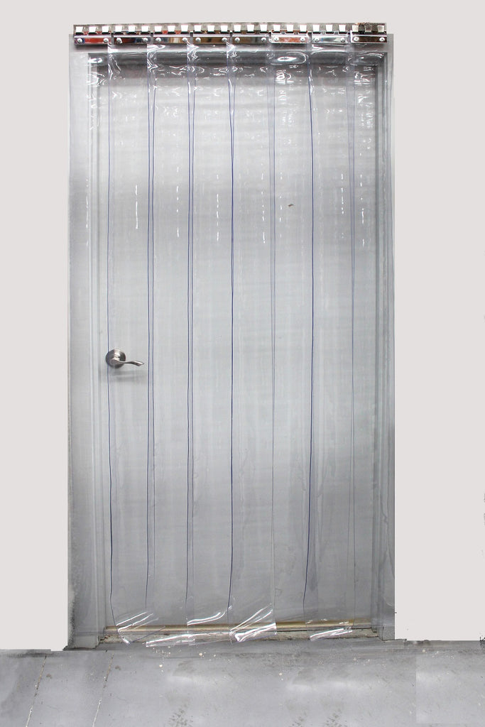 Overlap PVC Strip Curtains 1000 x 2000mm - 150mm wide strips - OzSupply - Hardware, Spare Parts, Accessories