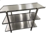 Stainless Steel Tilted Angle Kitchen Bench - OzSupply - Hardware, Spare Parts, Accessories