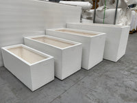 Outdoor Large Trough Planter Box White - OzSupply - Hardware, Spare Parts, Accessories