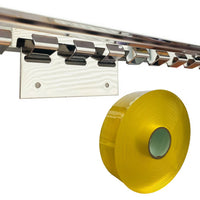 PVC Strip Door Curtain Kit - Yellow Anti-insect Strips - OzSupply - Hardware, Spare Parts, Accessories