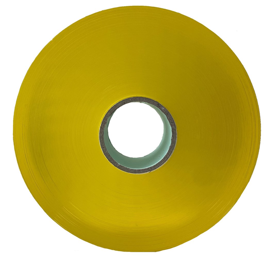 75 mm x 1mm 50M Clear Yellow PVC Strip Roll - Buy online | OzSupply ...