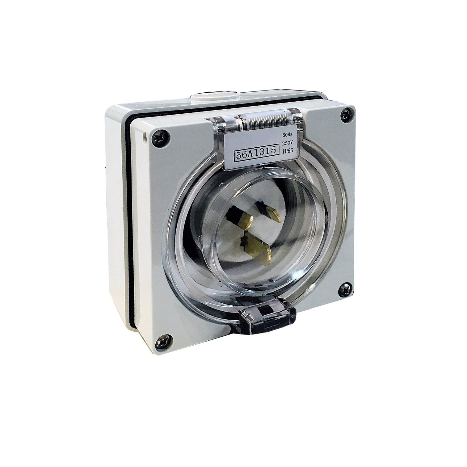 Weatherproof 250V 15AMP Caravan/Commercial Power Inlet - BUY ONLINE ...