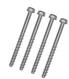 Fixed Fasteners OZM1215GB 12 x 150mm Hex Flange Galvanised Concrete Screw Bolts Anchor - OzSupply - Hardware, Spare Parts, Accessories