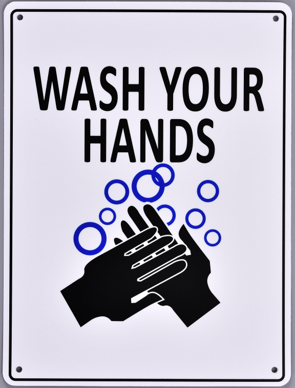 Covid Sign - Wash Your Hands - OzSupply - Hardware, Spare Parts, Accessories