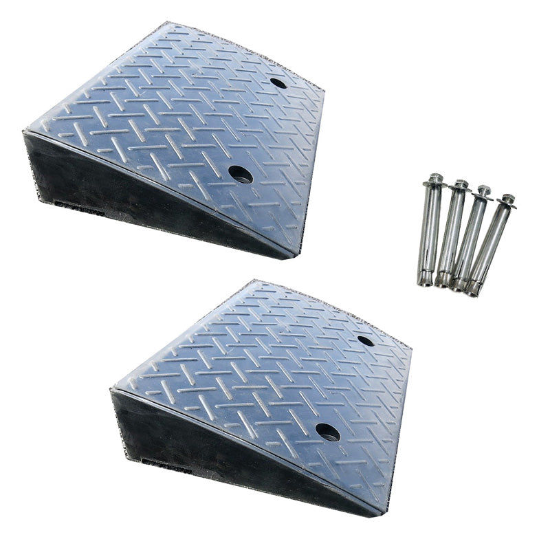 Fasteners Sliding Ramp Set of Two - 10t Load Rubber Ramp with Fixings - BUY ONLINE | OzSupply ...