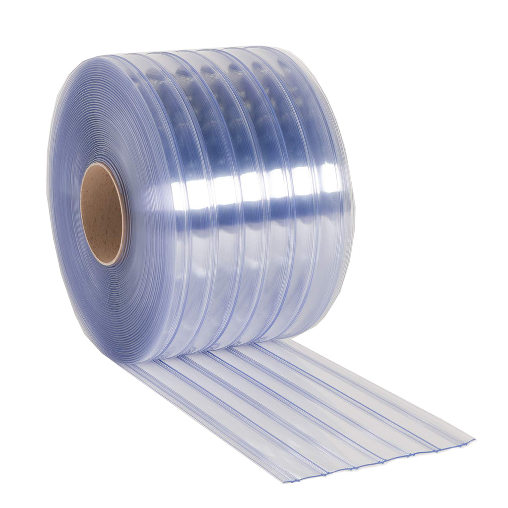 Pvc Plastik Rol Ribbed Clear PVC Roll 300 mm x 3mm for Plastic Door Curtain - Buy ...