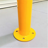 Safety Bollard with Fixings - 1200mm Yellow - OzSupply - Hardware, Spare Parts, Accessories