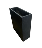 OUTDOOR LARGE DIVIDER TROUGH RECTANGULAR PLANTER BOX DOTTED BLACK - OzSupply - Hardware, Spare Parts, Accessories