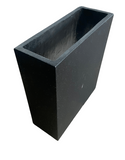 OUTDOOR LARGE DIVIDER TROUGH RECTANGULAR PLANTER BOX DOTTED BLACK - OzSupply - Hardware, Spare Parts, Accessories